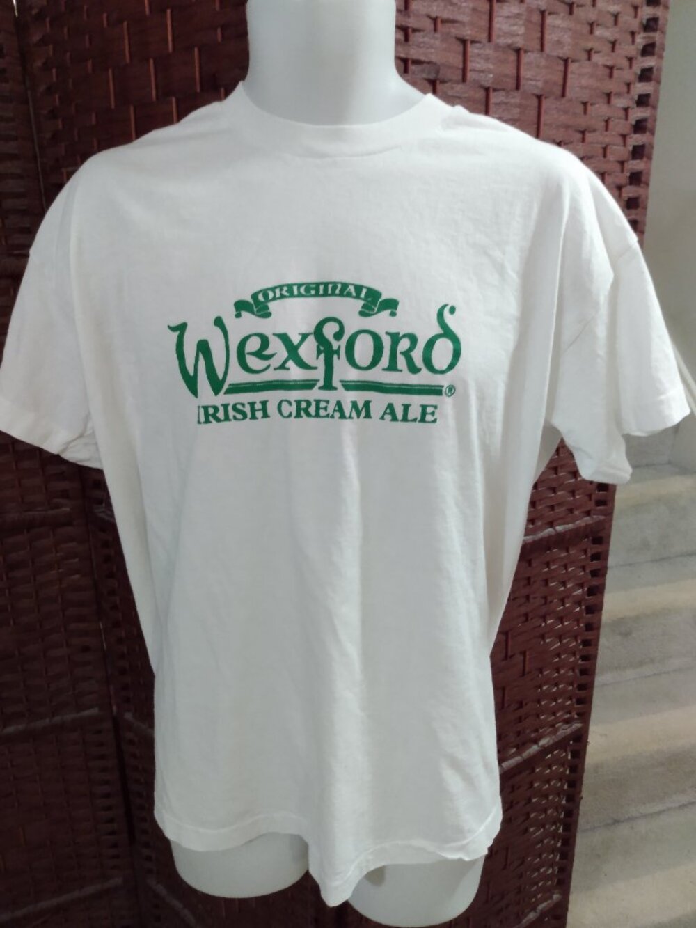 Vintage Wexford Irish Cream Ale T Shirt Beer Single Stitch 90s Adult XL